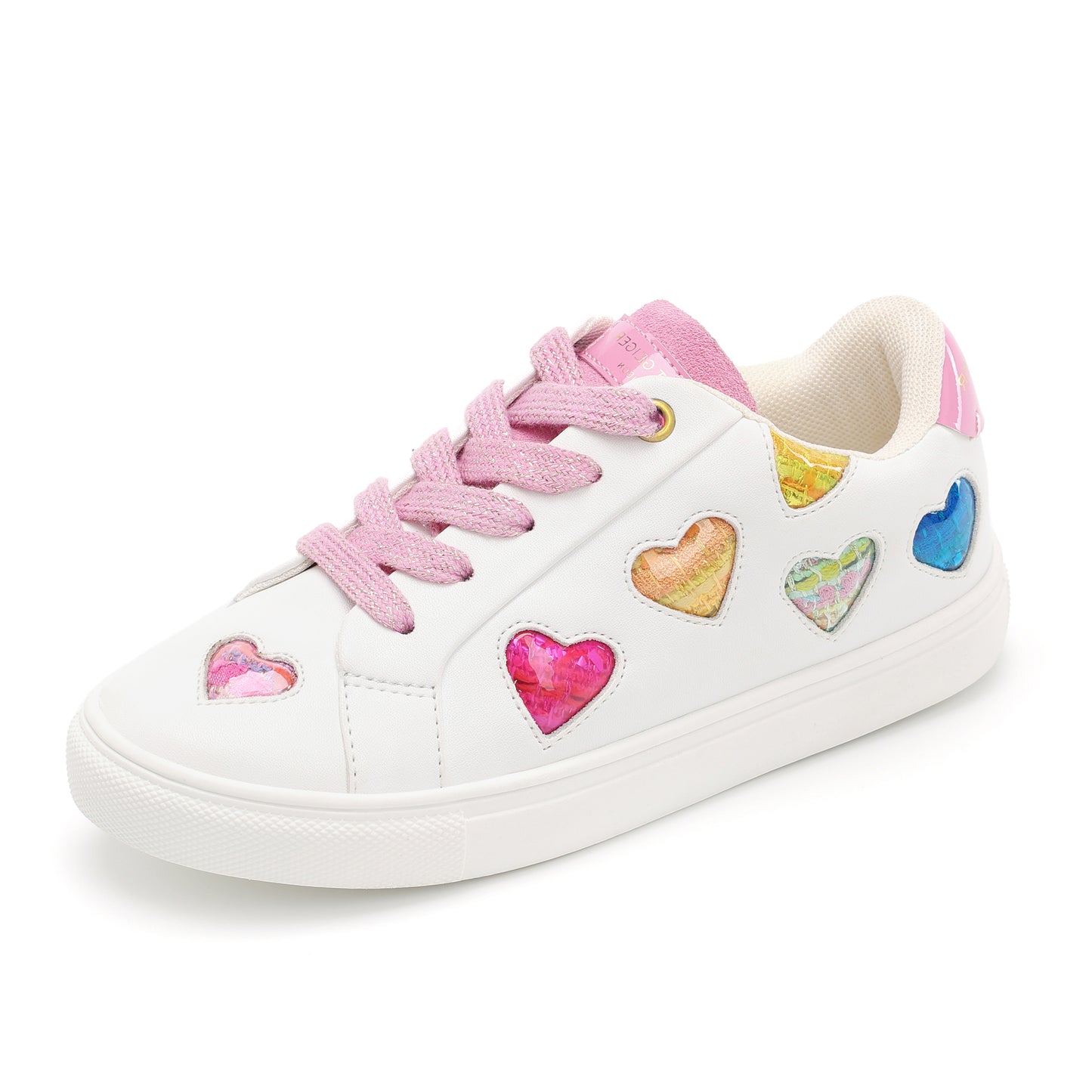 Mini Lane Love Sneaker - Big Kid Pink Multi