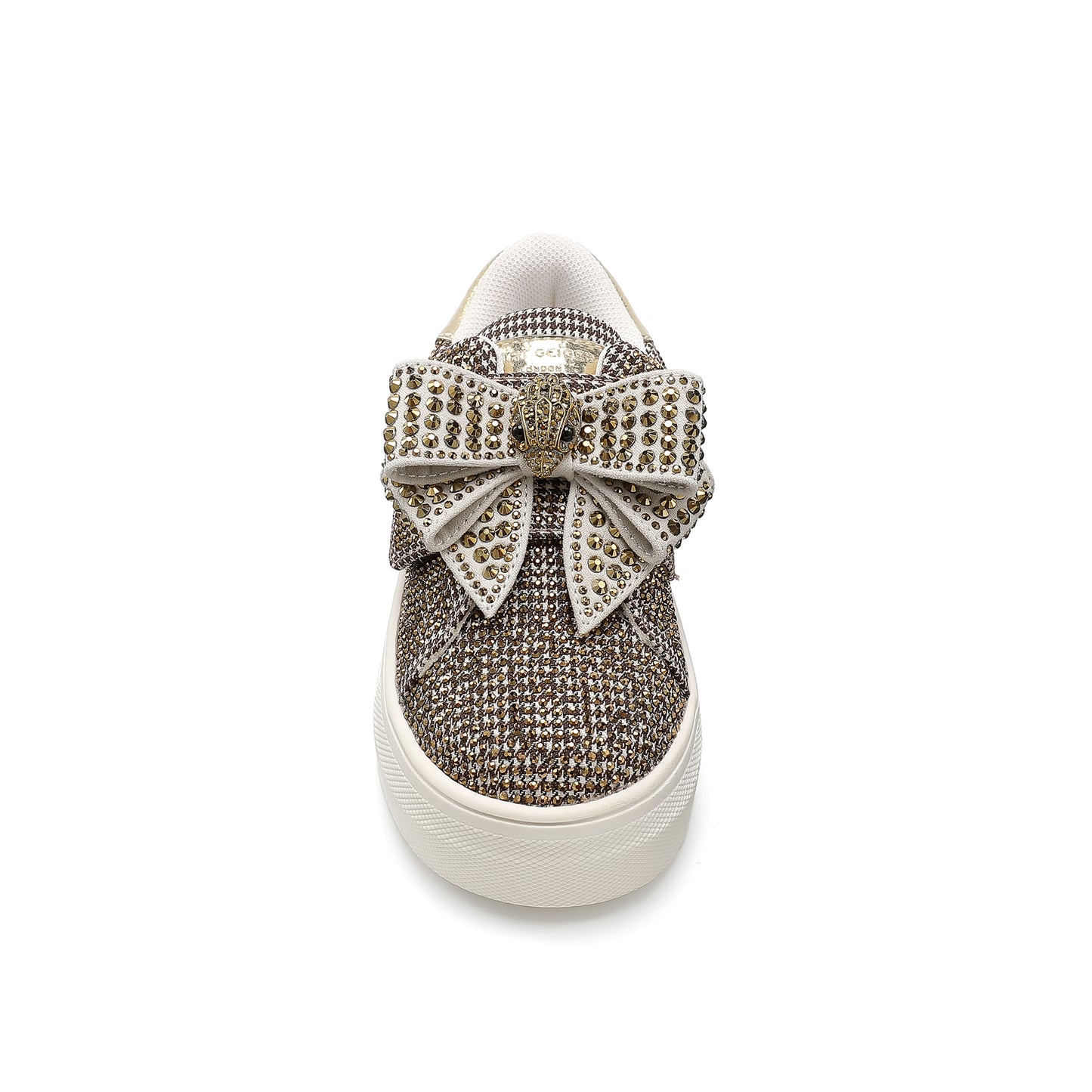 Mini Laney Bow Sneaker - Big Kid Beige