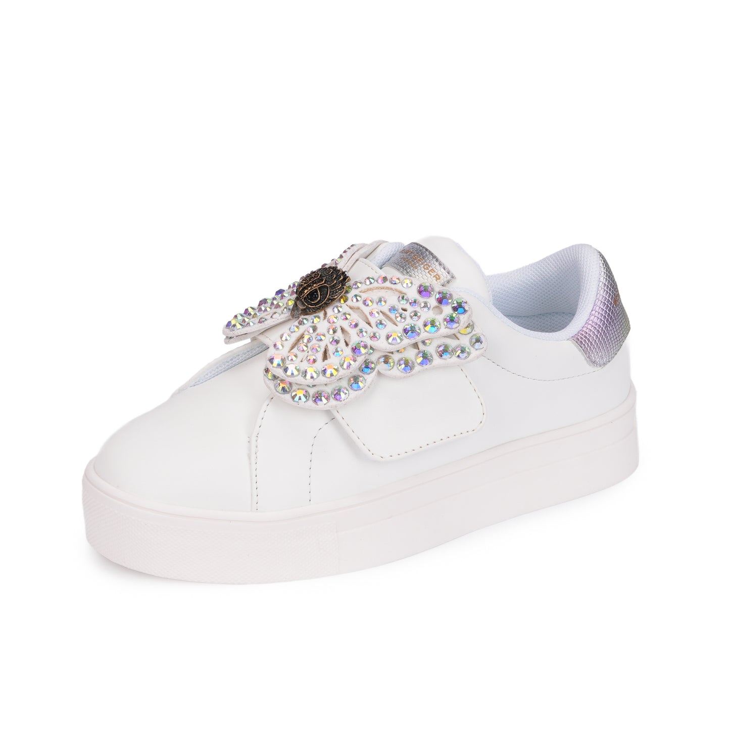 Mini Laney Butterfly Sneaker - Big Kid White