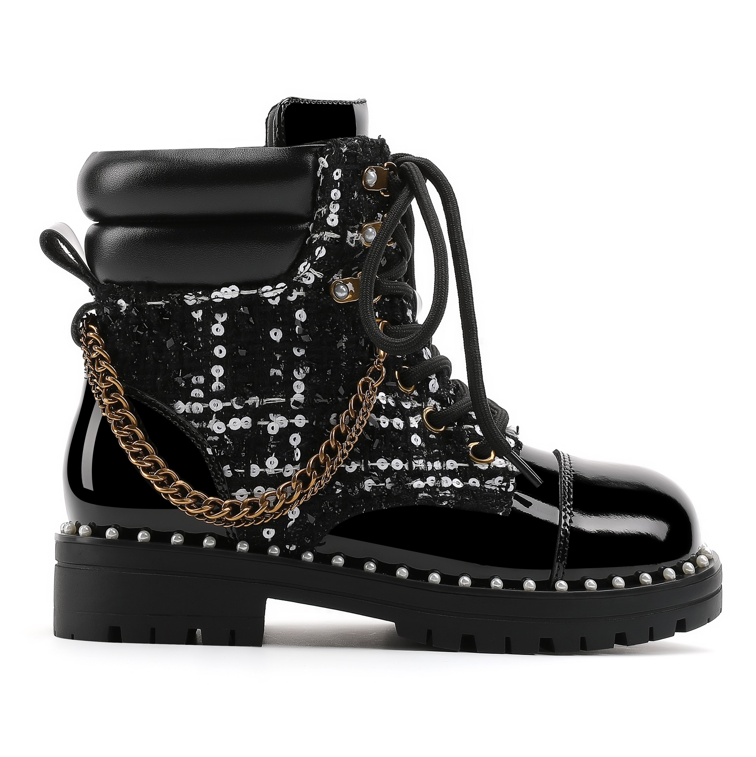 Kurt Geiger Chain Combat Boot | Big Kid's | Stride Rite