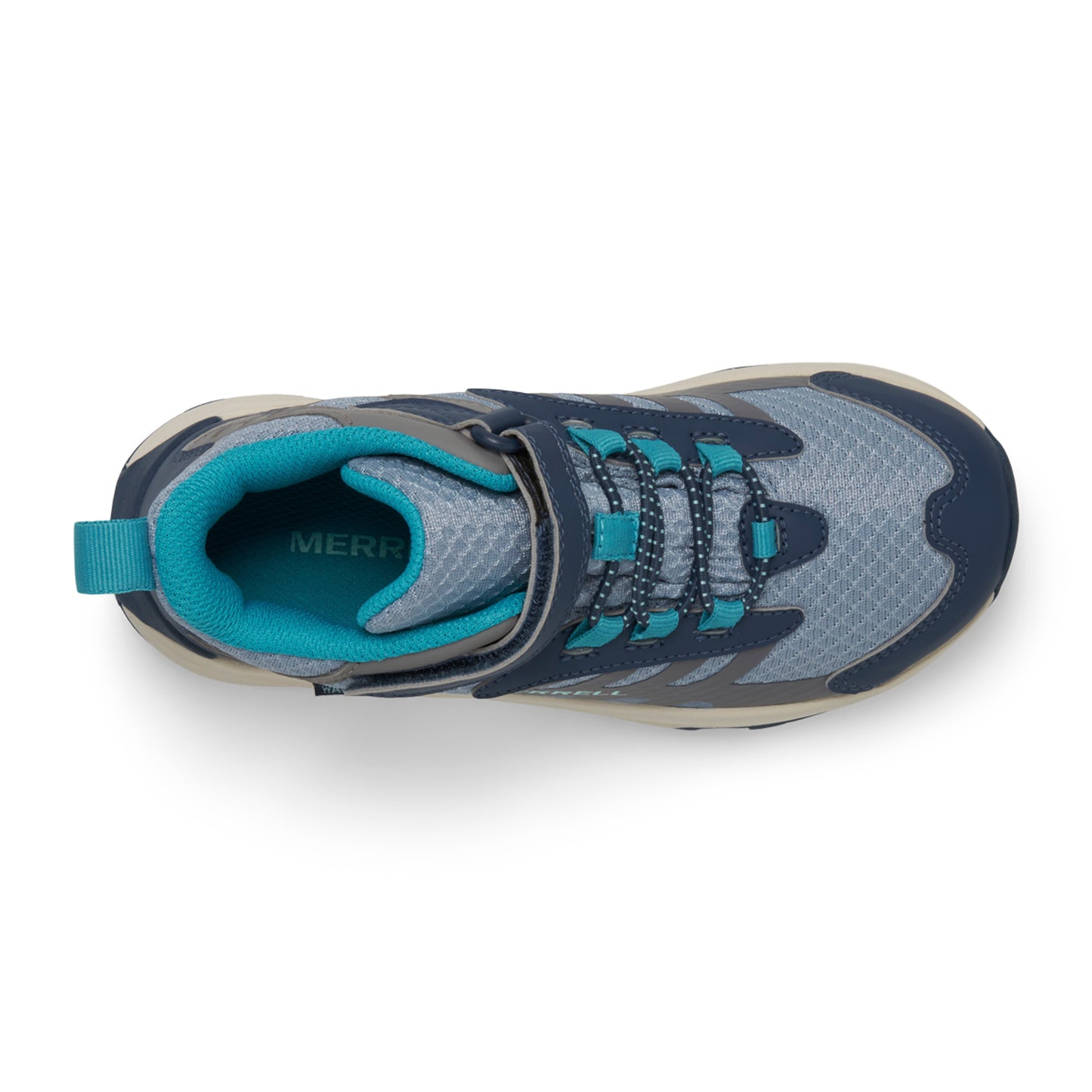 Moab Speed 2 Mid A/C Waterproof Hiker - Big Kid Stone/Blue/Turq
