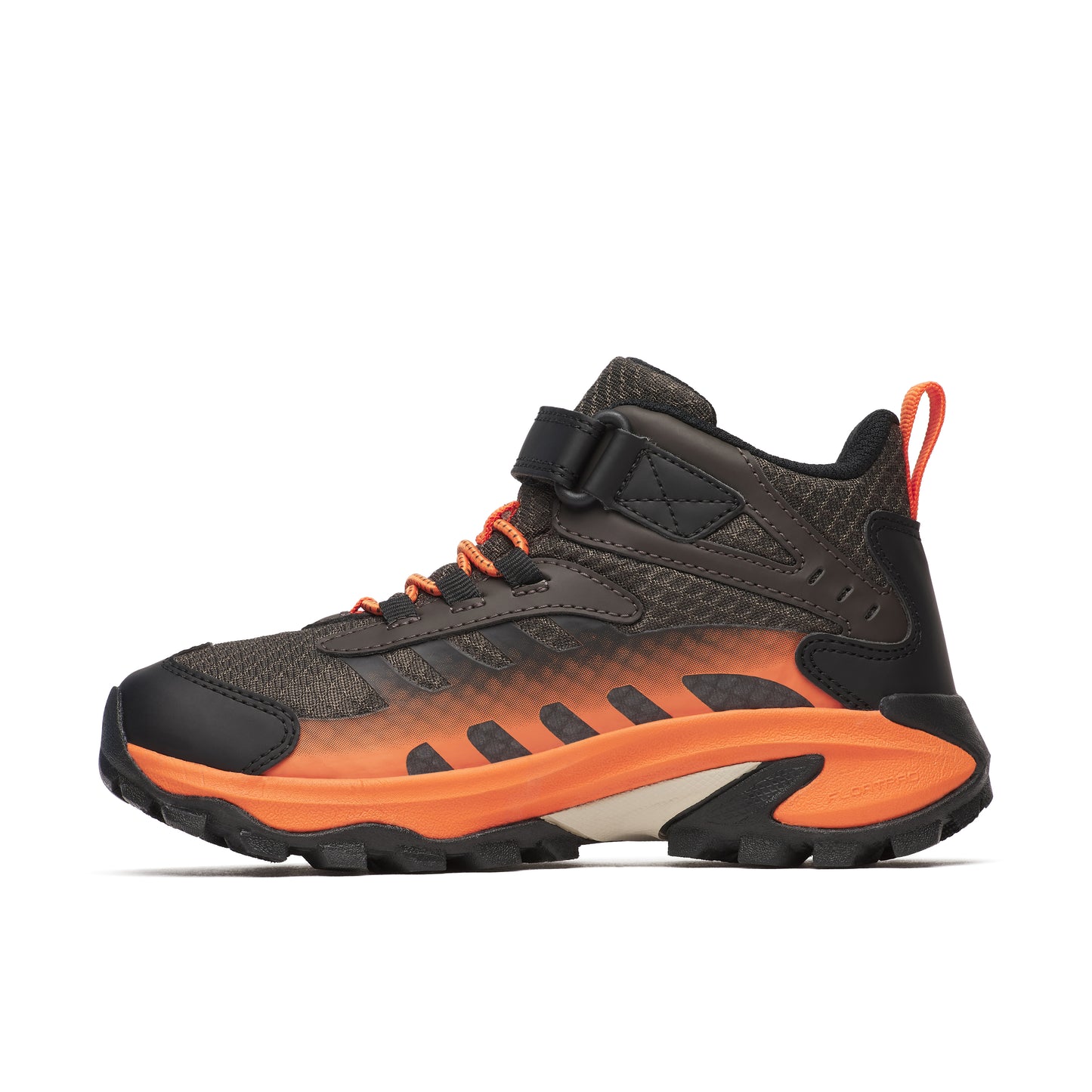 Moab Speed 2 Mid A/C Waterproof Hiker - Big Kid Gunsmoke/Orange