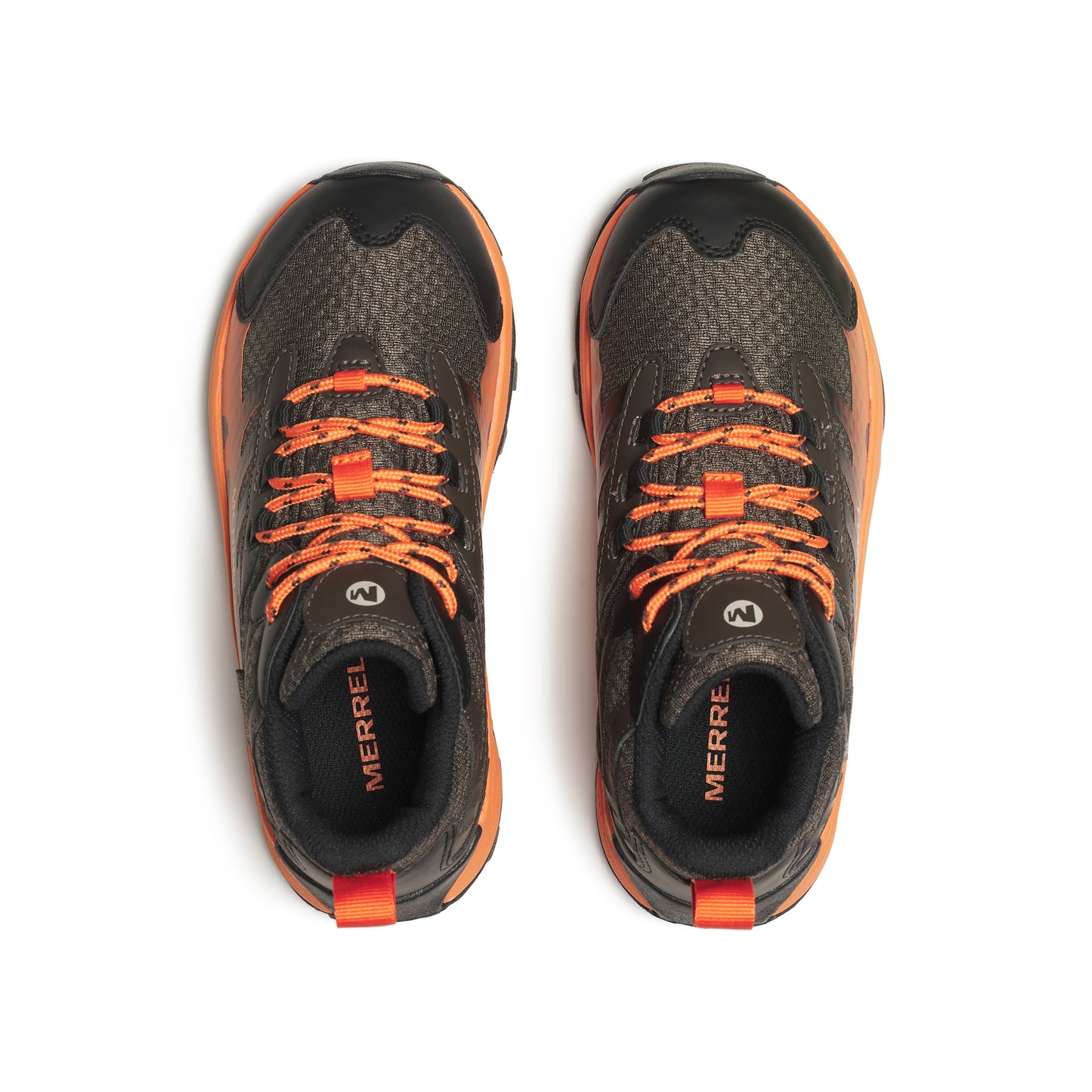 Moab Speed 2 Mid Waterproof Hiker - Big Kid Gunsmoke/Orange
