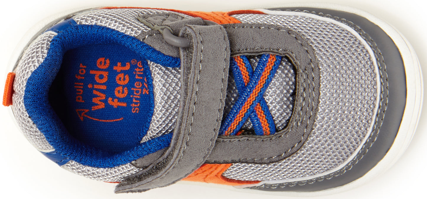 gogo-sneaker-littlekid__Grey/Orange_8