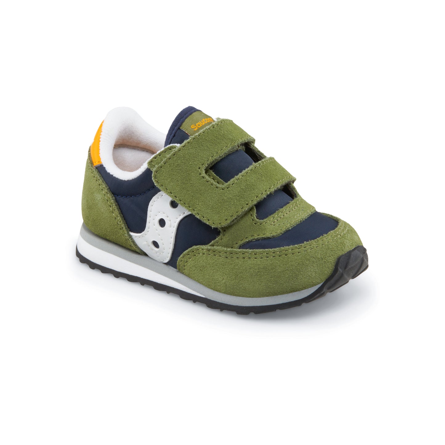 jazz-hook-and-loop-sneaker-bigkid-olive-navy-gold__Olive/Navy/Gold_2