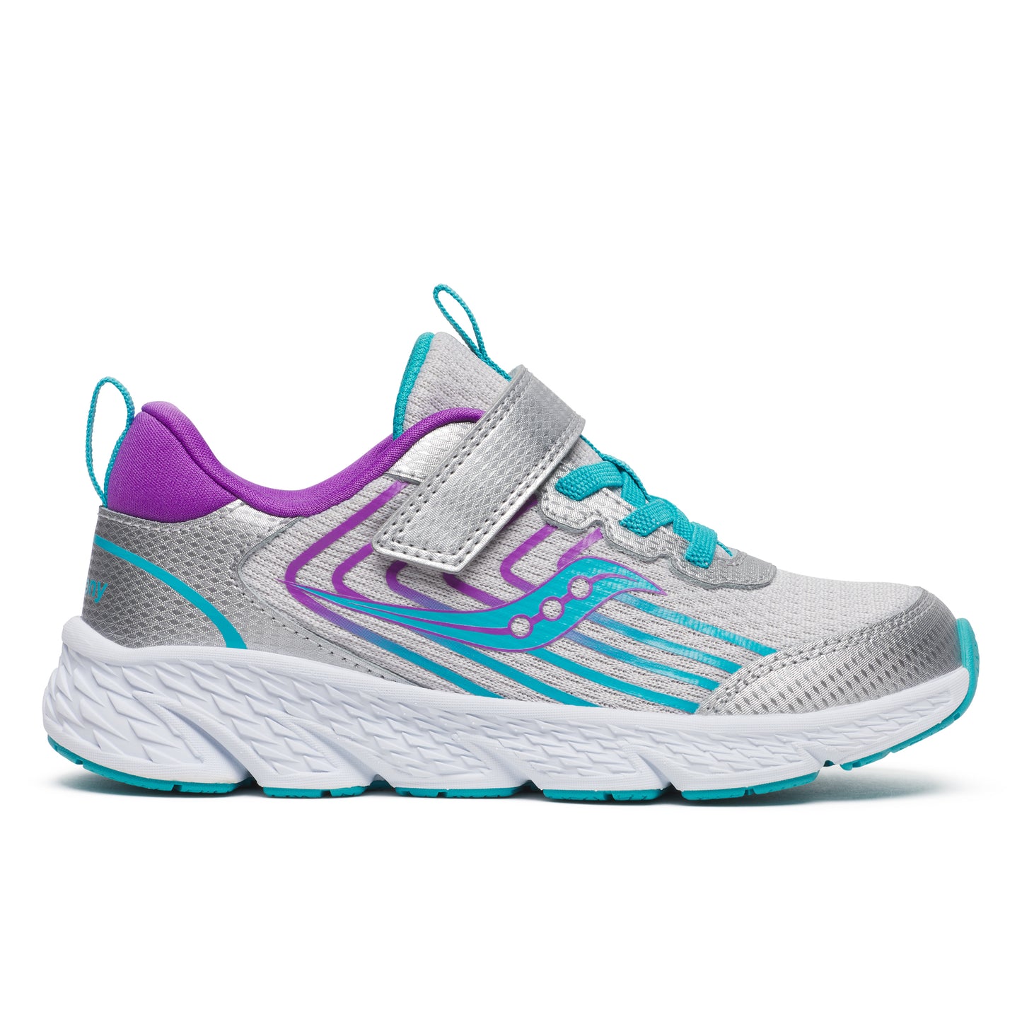 Wind 3.0 A/C Sneaker - Big Kid Silver/Turq