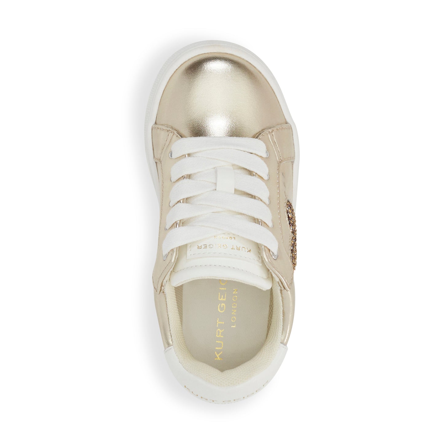 Mini Luckson Heart Sneaker - Little Kid Gold