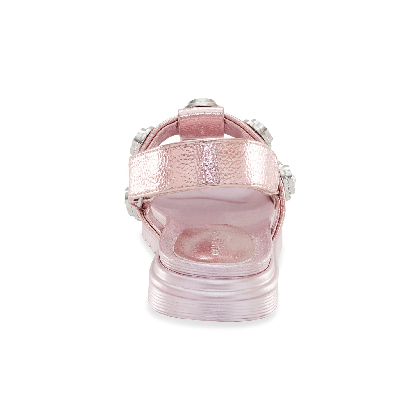 Mini Orson Crystal Sandal - Big Kid Pink