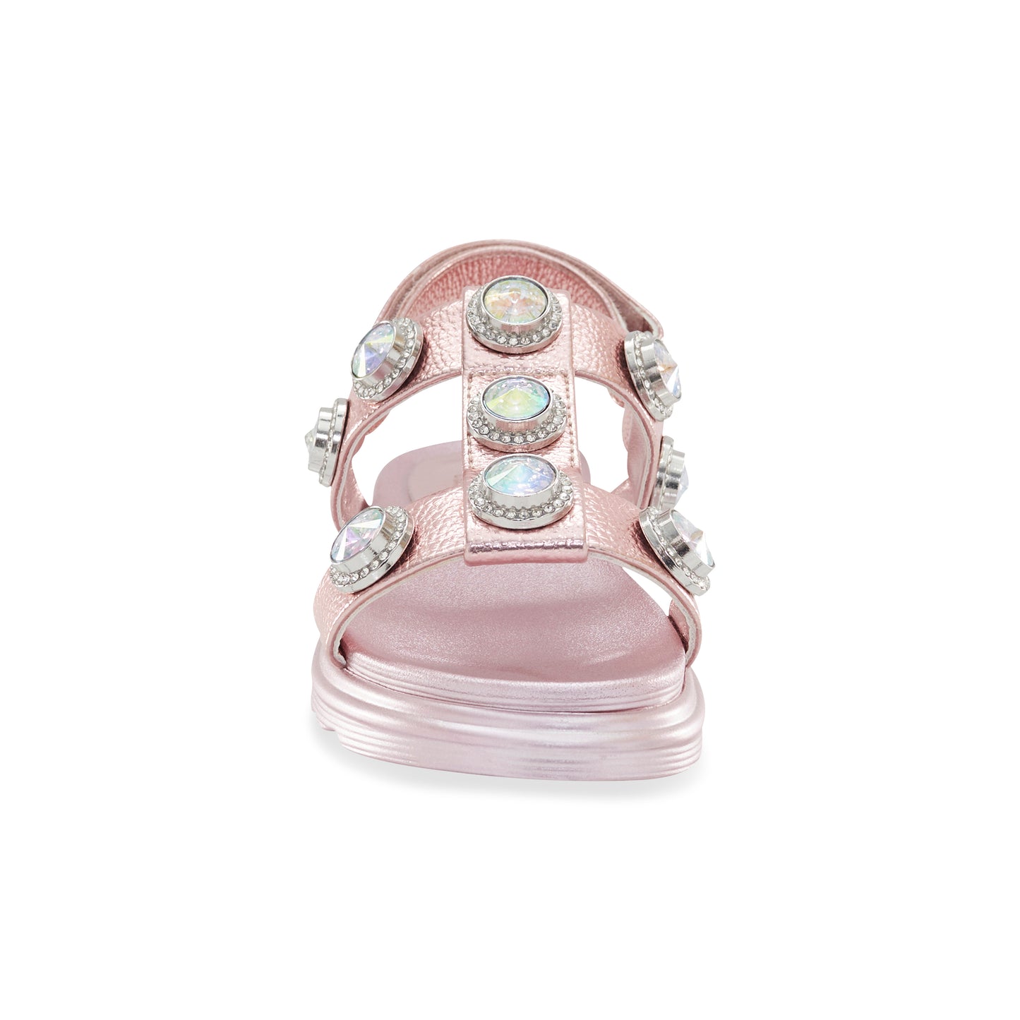 Mini Orson Crystal Sandal - Big Kid Pink