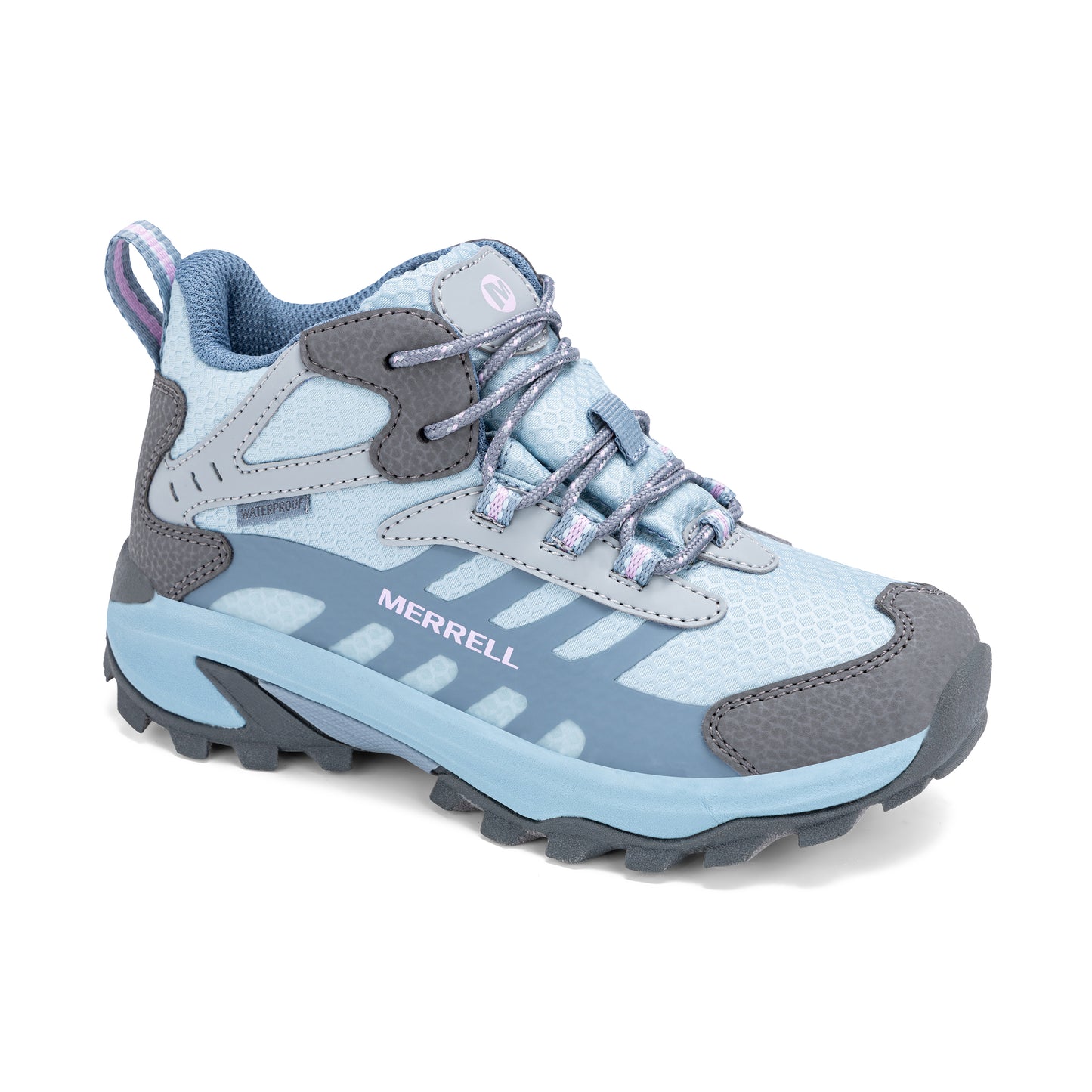 Moab Speed 2 Mid Sneaker - Big Kid Grey Blue