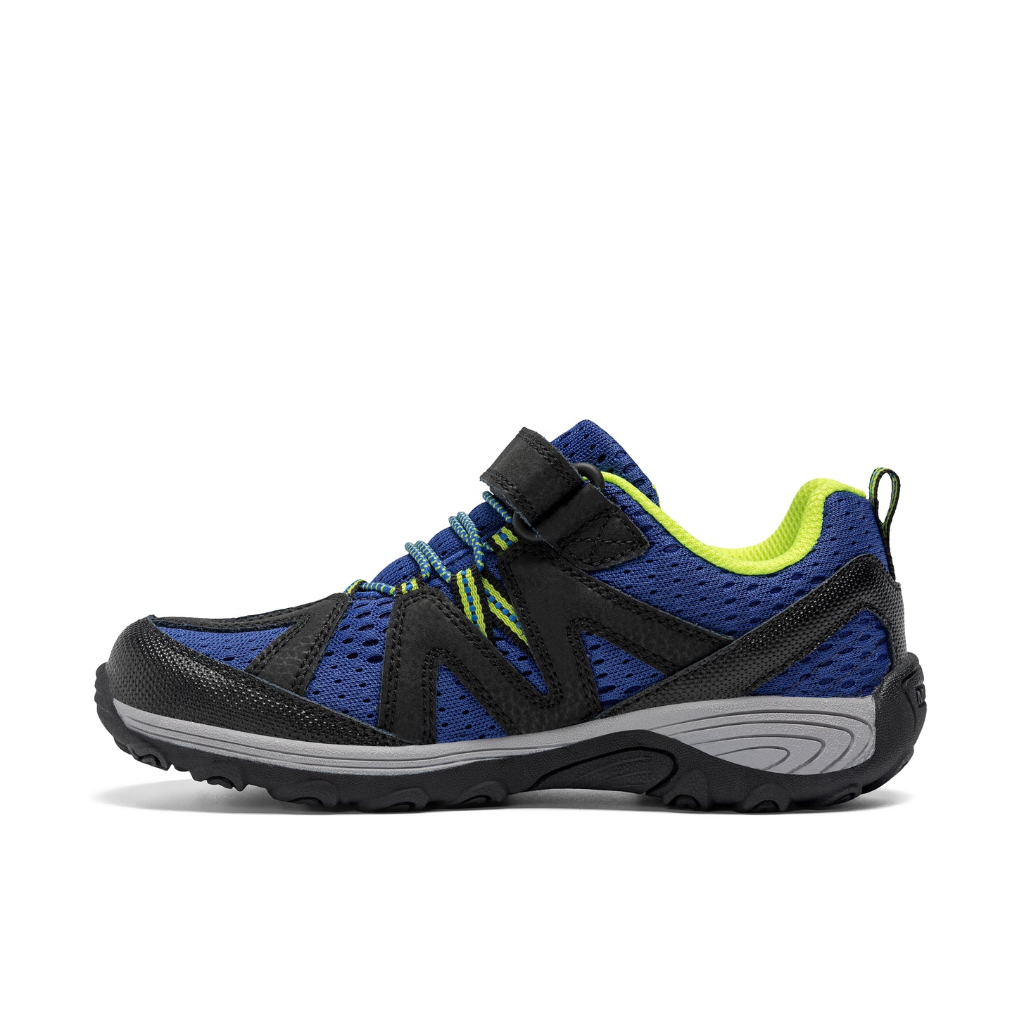 Ridge Trek Sneaker - Big Kid Black/Blue