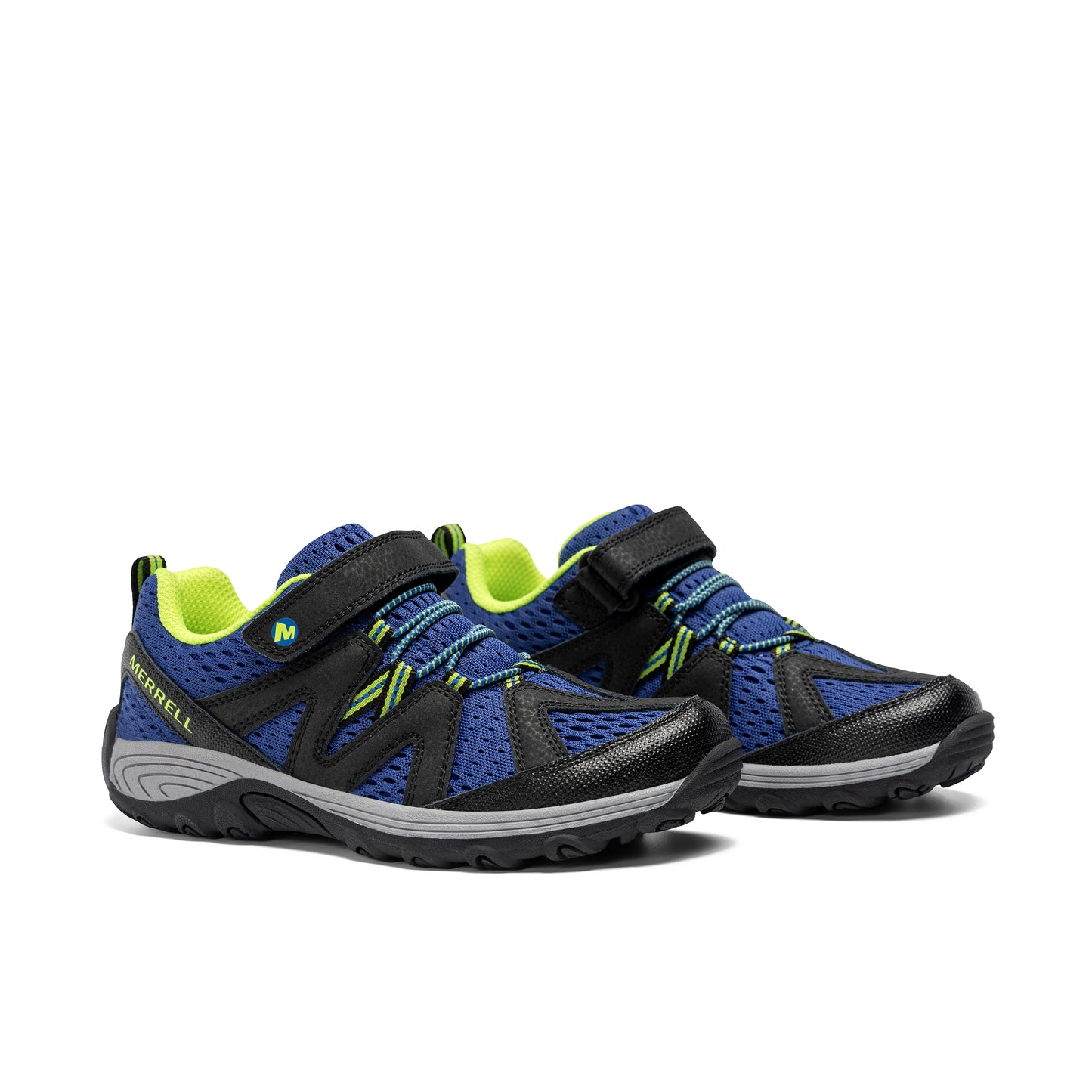 Ridge Trek Sneaker - Big Kid Black/Blue