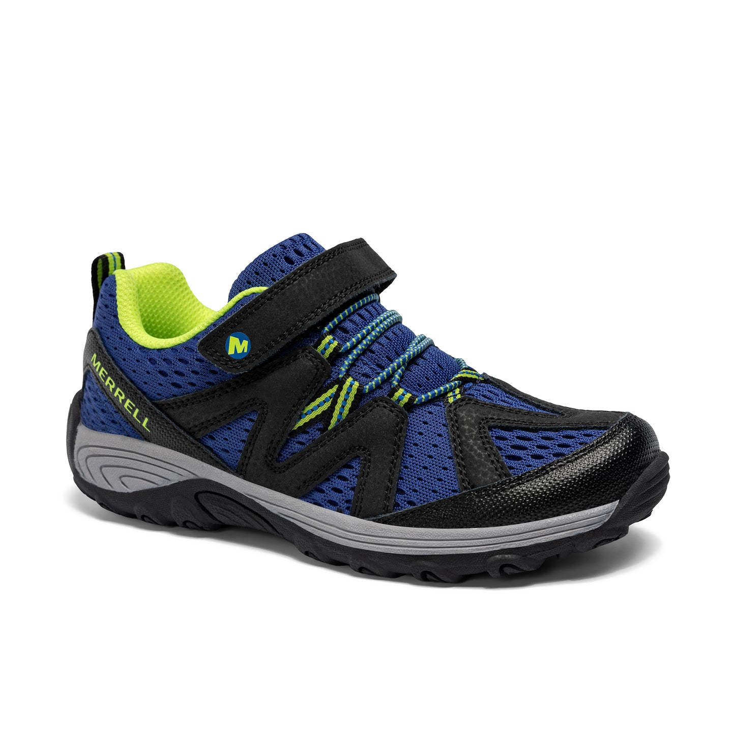 Ridge Trek Sneaker - Big Kid Black/Blue