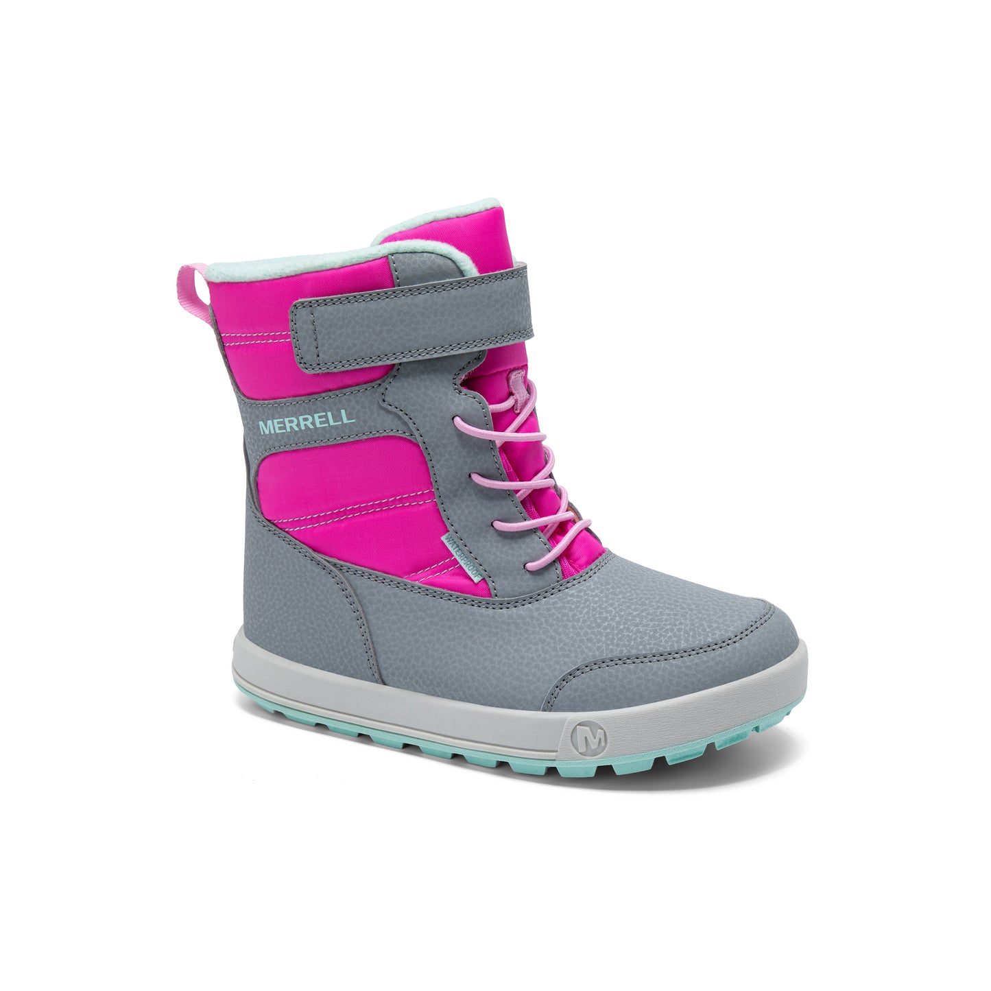 Snow Ridge Boot - Big Kids Grey/Pink/Berry