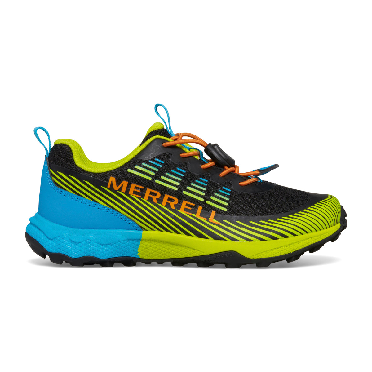 Agility Peak Sneaker - Big Kid Black/Citron/Cyan/Orange