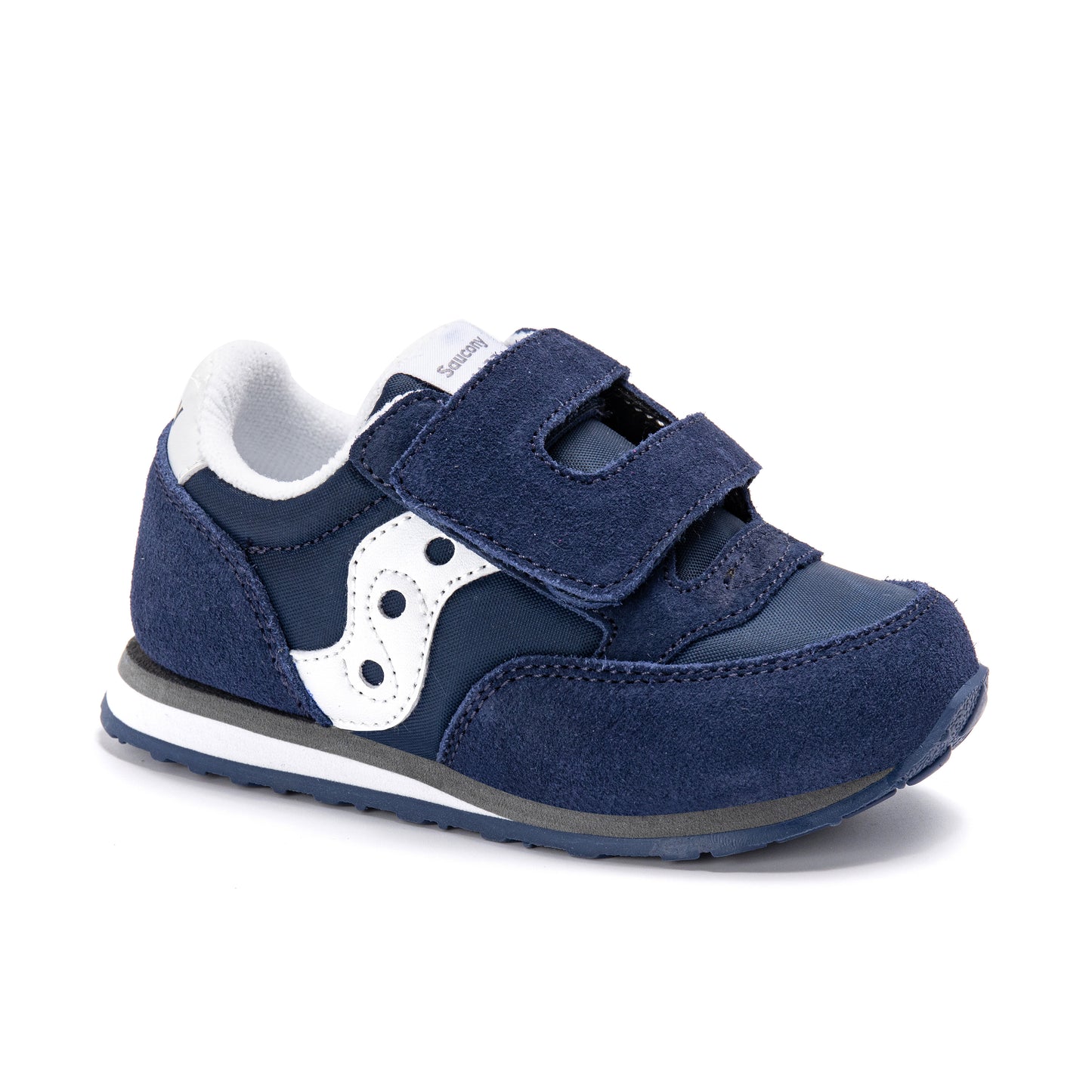 Jazz Hook & Loop Sneaker - Big Kid Cobalt/White