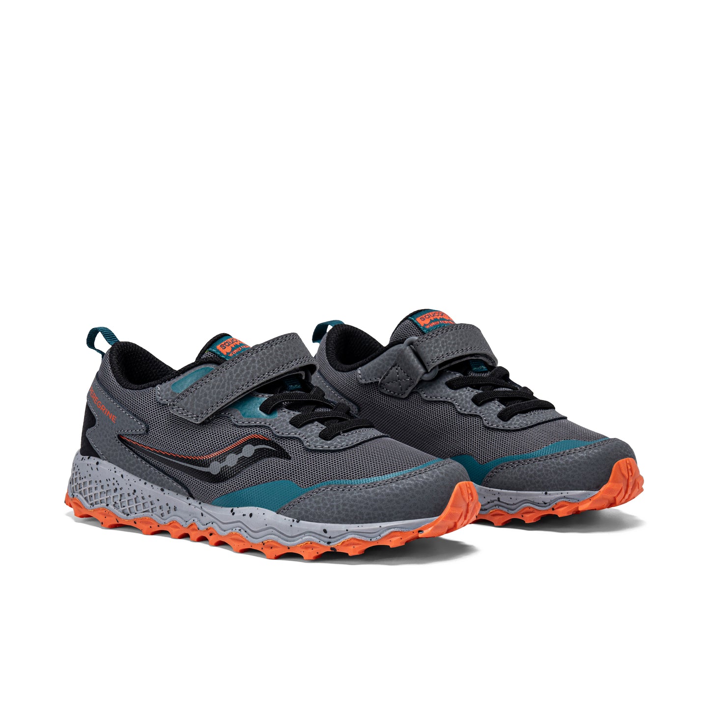 Peregrine KDZ A/C Shield Sneaker - Big Kid Grey/Teal