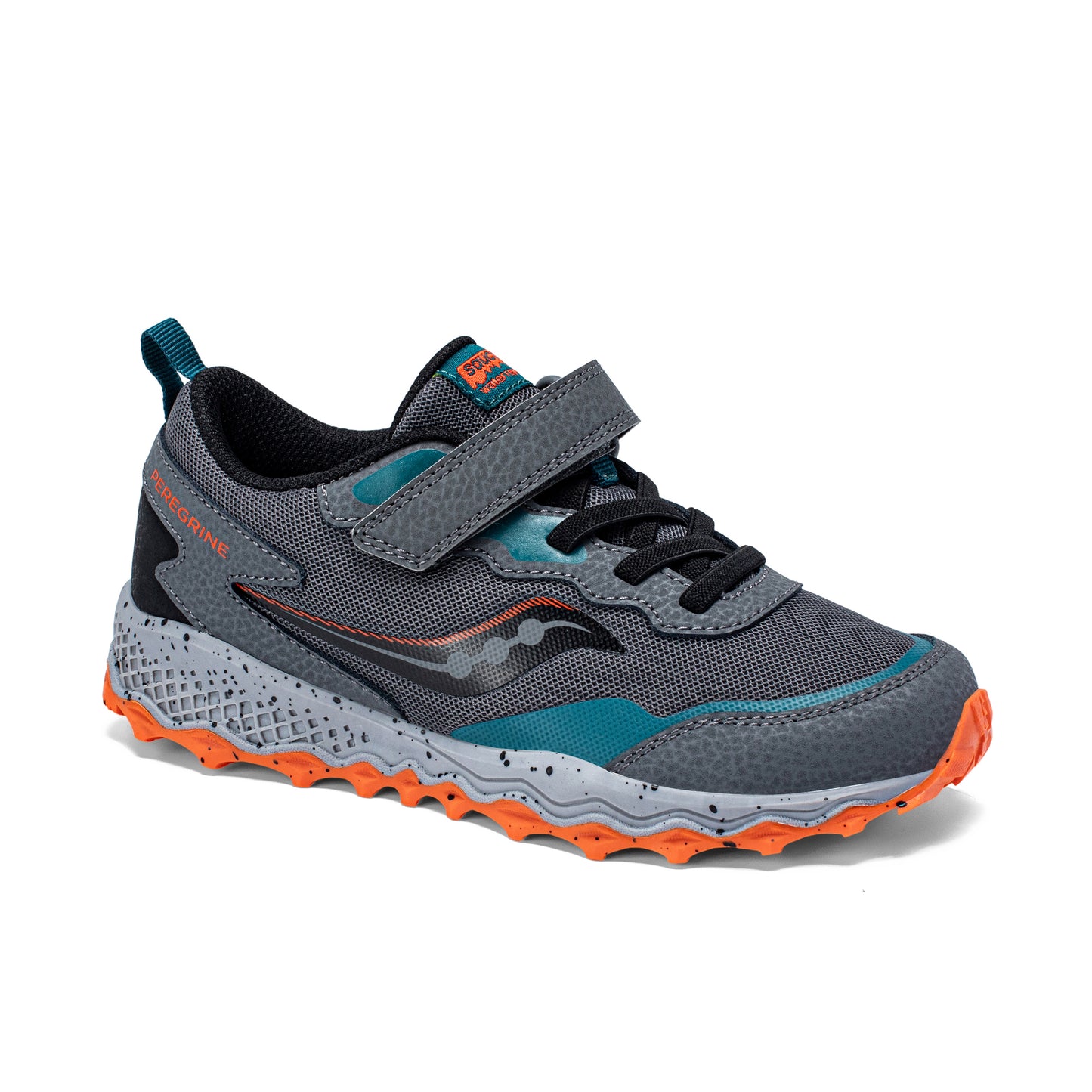 Peregrine KDZ A/C Shield Sneaker - Big Kid Grey/Teal