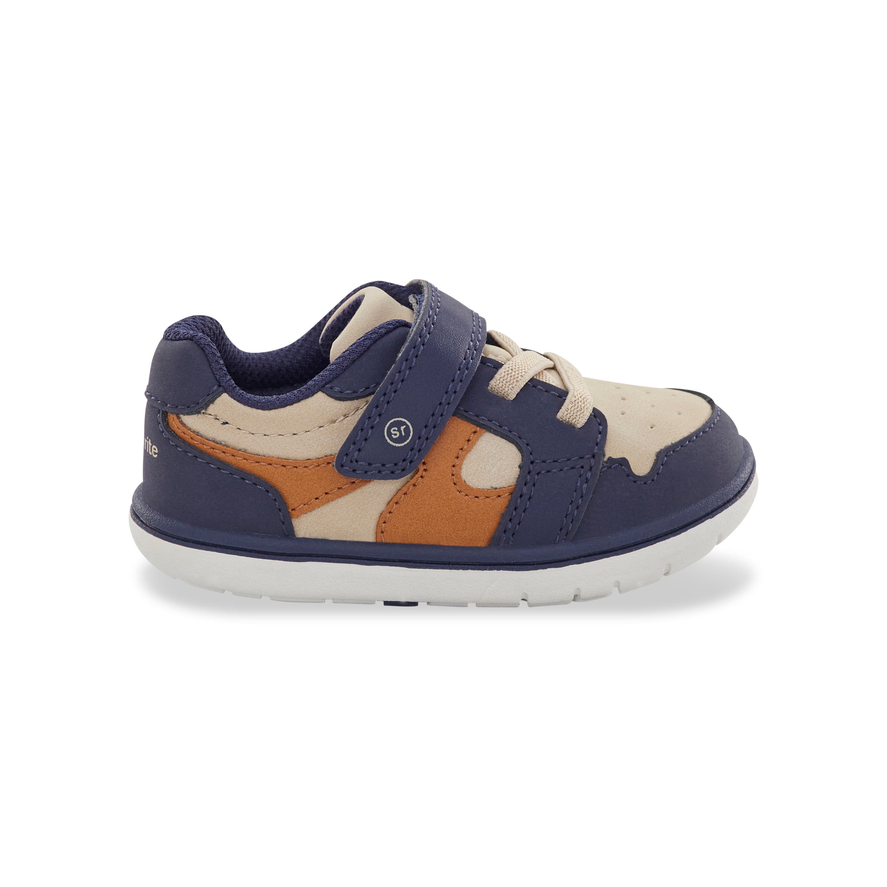 908 - Black Soft Leather Sneaker for Girl by London Kids