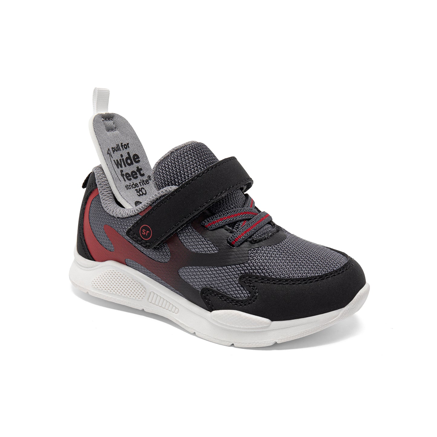 Ridley Sneaker - Little Kid Black/Red