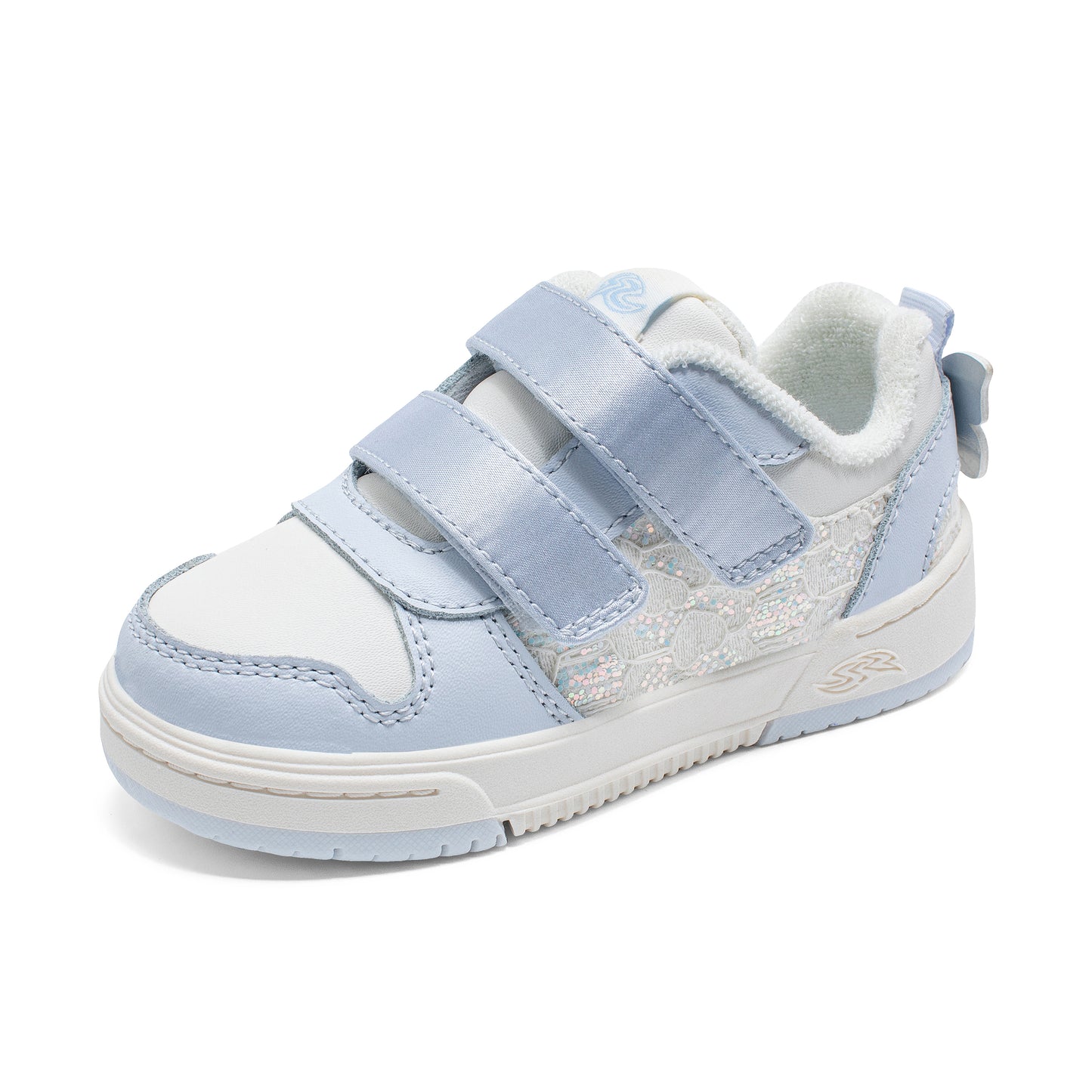Denver Sneaker - Little Kid Blue Satin