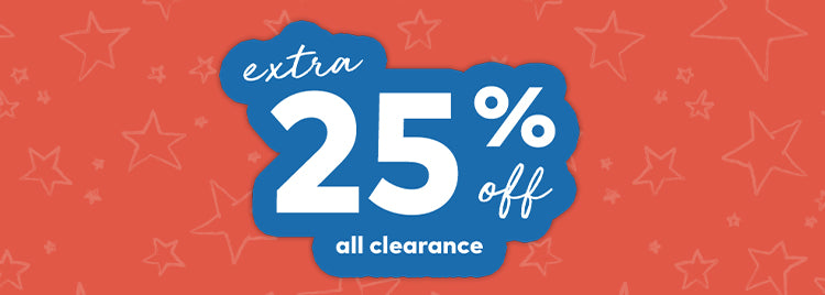 extra 25% off all clearance
