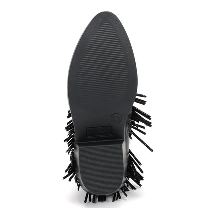 Fringe Boot - Big Kids Black