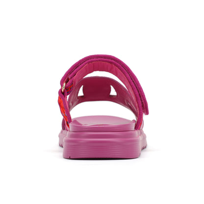 Kensington Cutout Mule Sandal  - Big Kid Purple Red