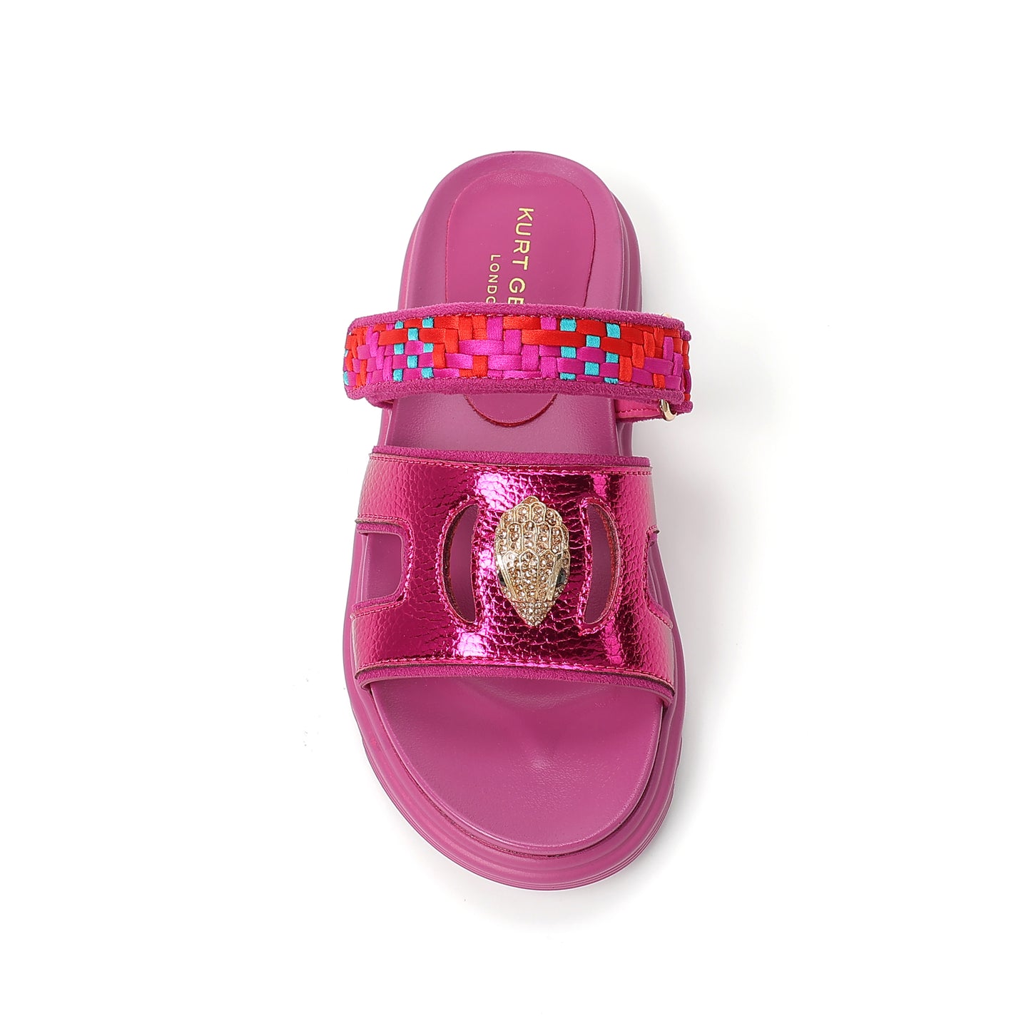 Kensington Cutout Mule Sandal  - Big Kid Purple Red