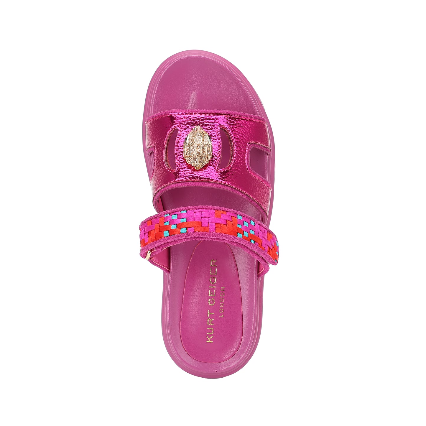 Kensington Cutout Mule Sandal  - Big Kid Purple Red