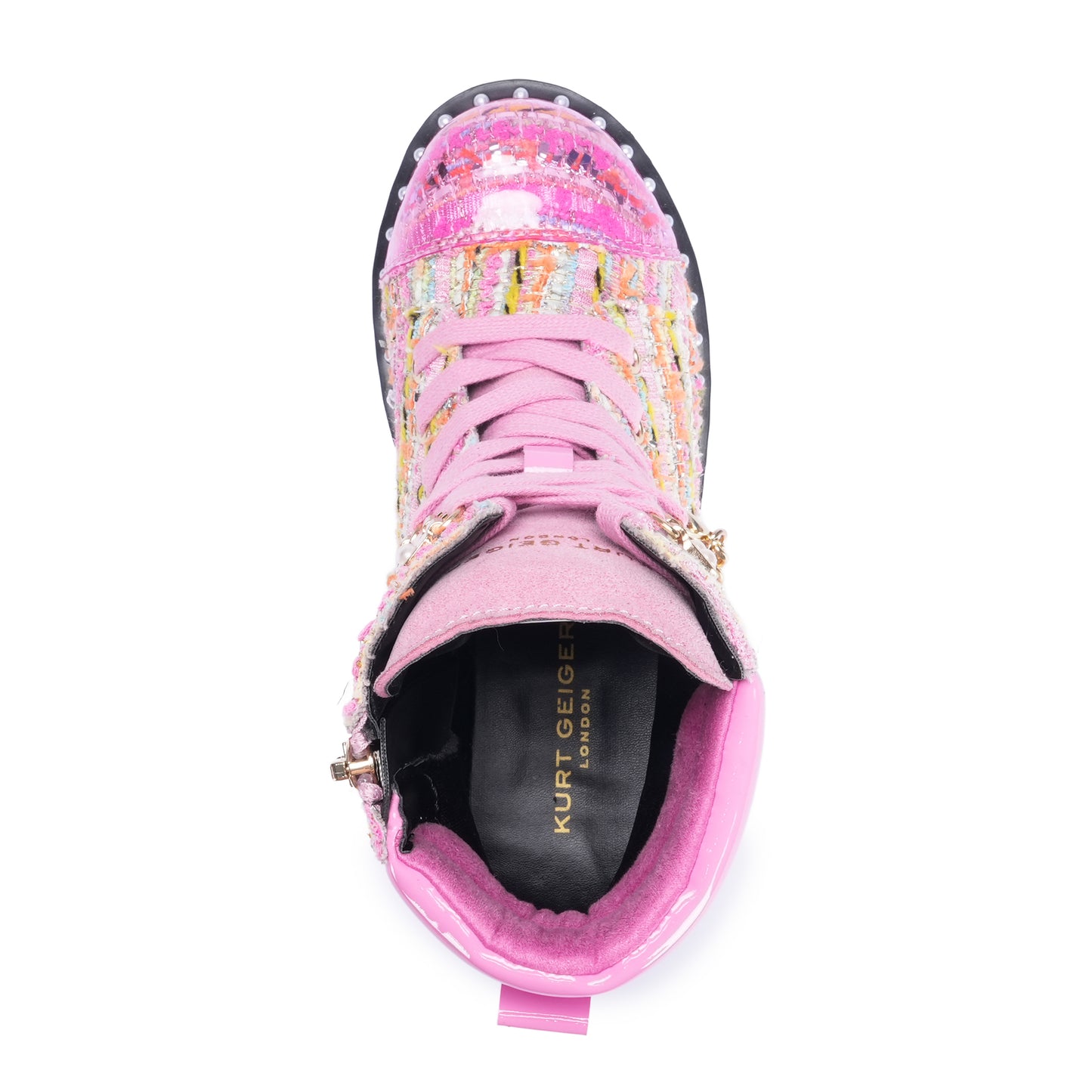 Mini Chelsea Combat Boot - Big Kids Pink Multi