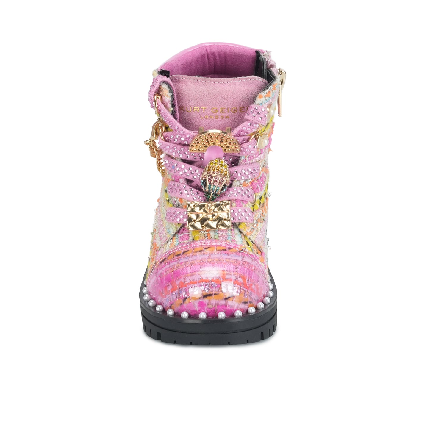 Mini Chelsea Combat Boot - Little Kids Pink Multi