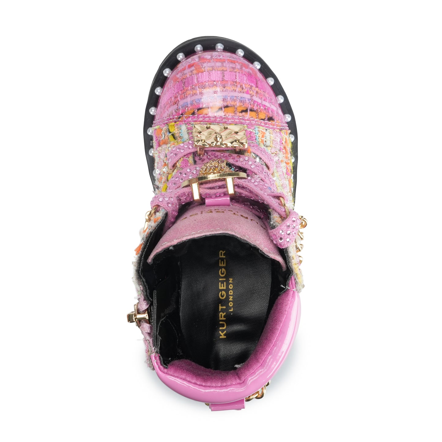 Mini Chelsea Combat Boot - Little Kids Pink Multi