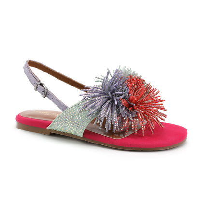 Mini Fringe Sandal - Big Kid Multi