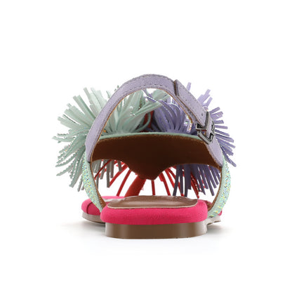 Mini Fringe Sandal - Big Kid Multi