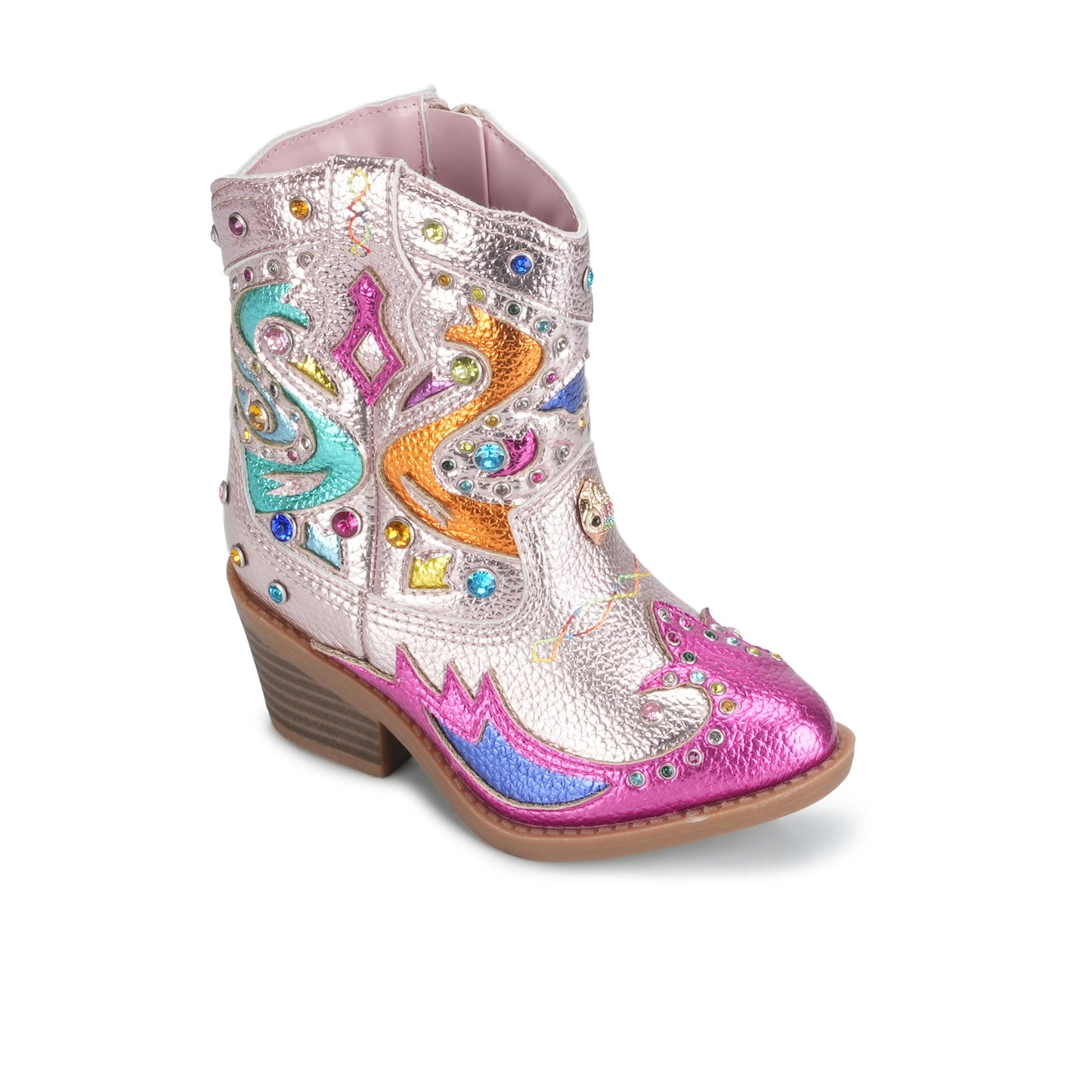 Mini Kensington Cowboy Boot - Little Kids Rainbow
