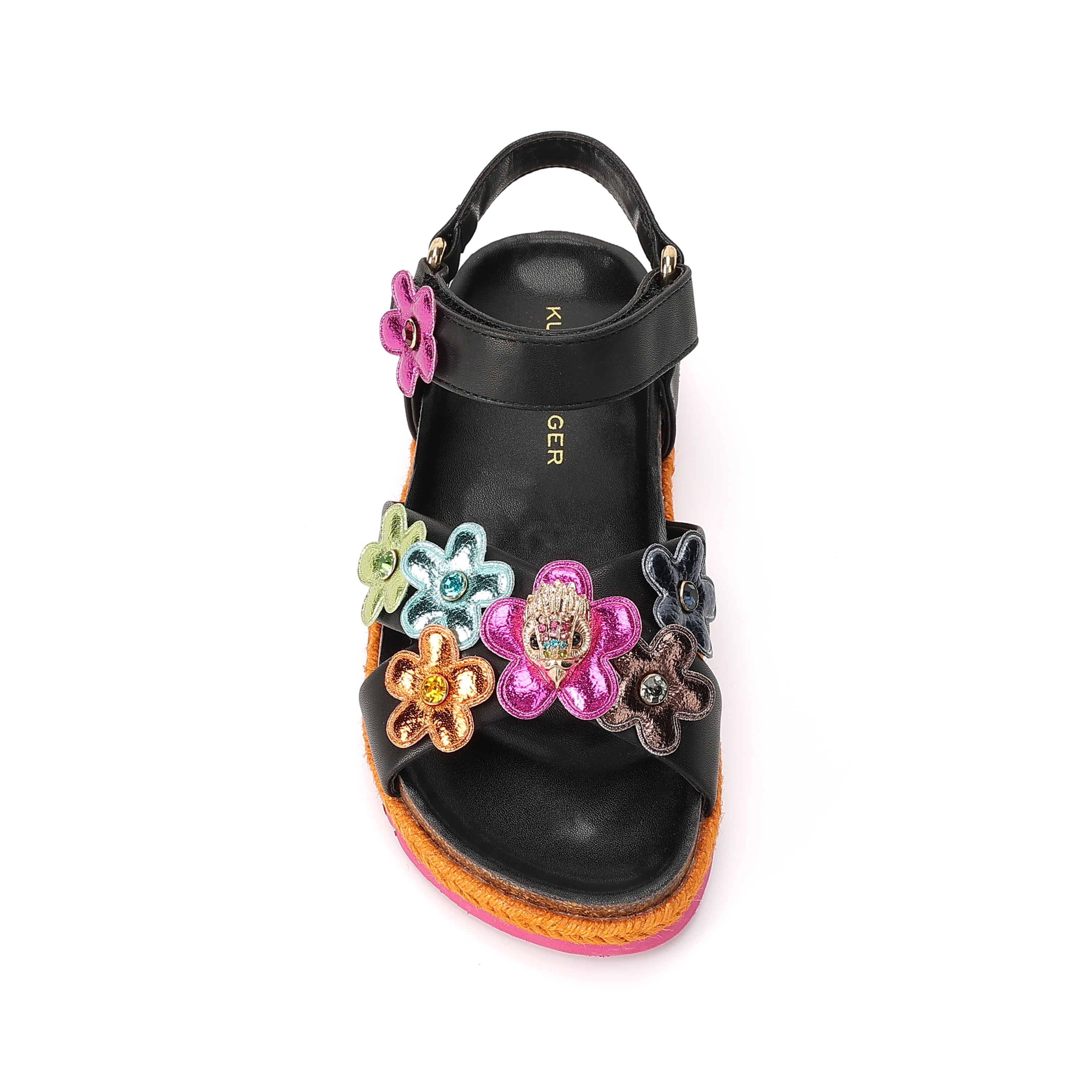 Kurt Geiger Mini Kensington Flower Sandal | Big Kid's | Stride Rite