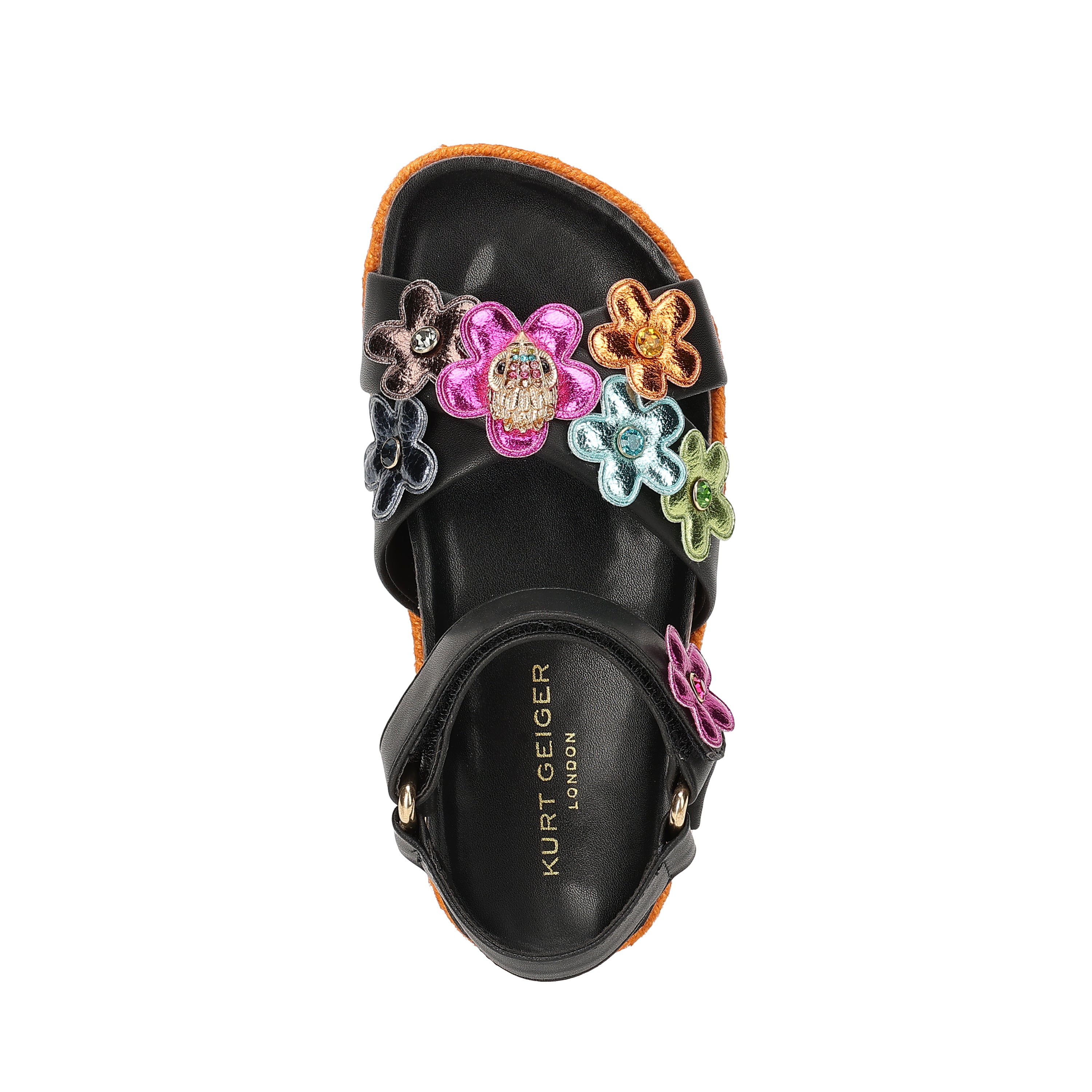 Kurt Geiger Mini Kensington Flower Sandal | Big Kid's | Stride Rite