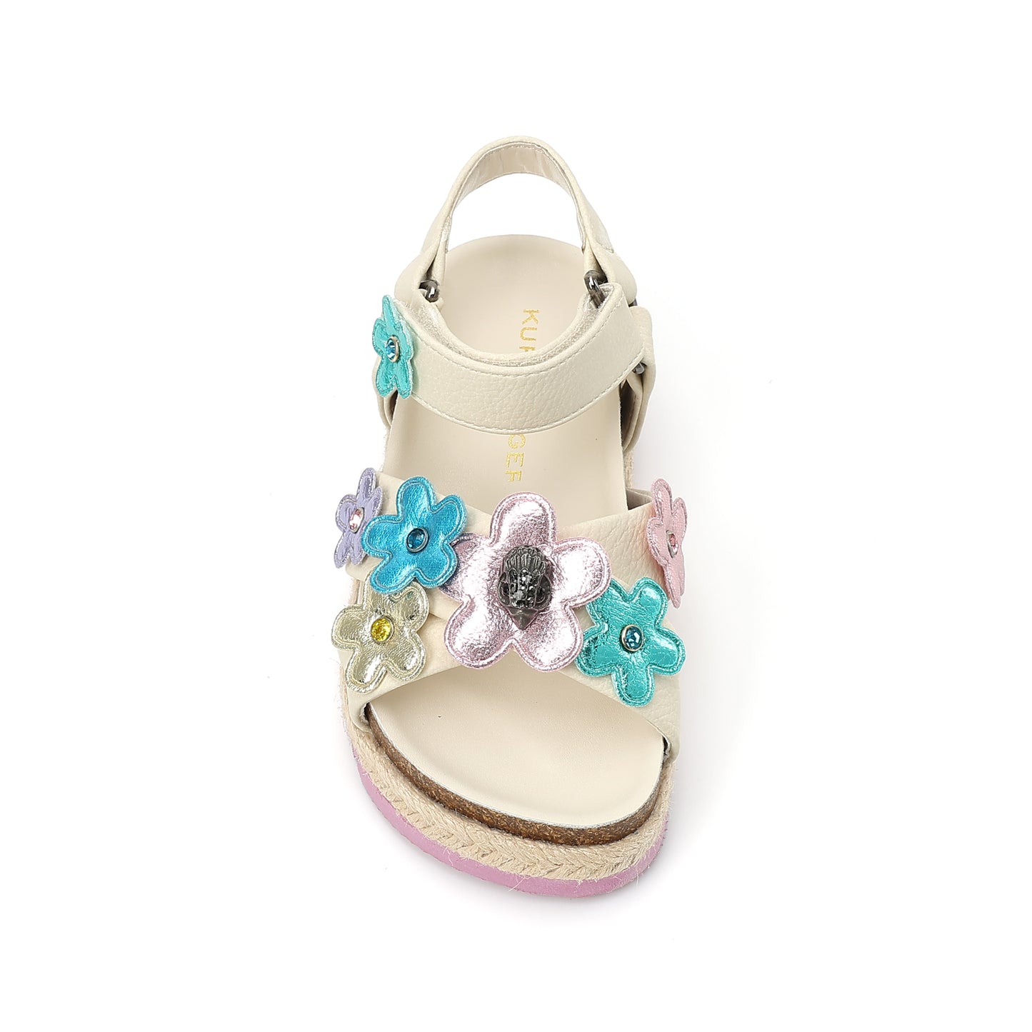 Mini Kensington Flower Sandal - Little Kid Bone Multi