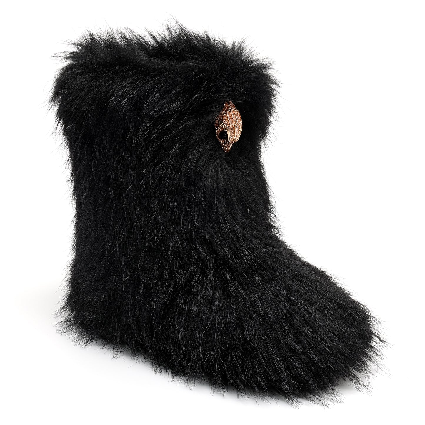Mini Kensington Slipper Boot - Big Kids Black