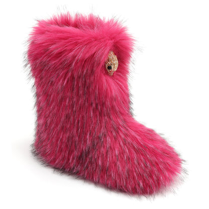 Mini Kensington Slipper Boot - Big Kids Pink