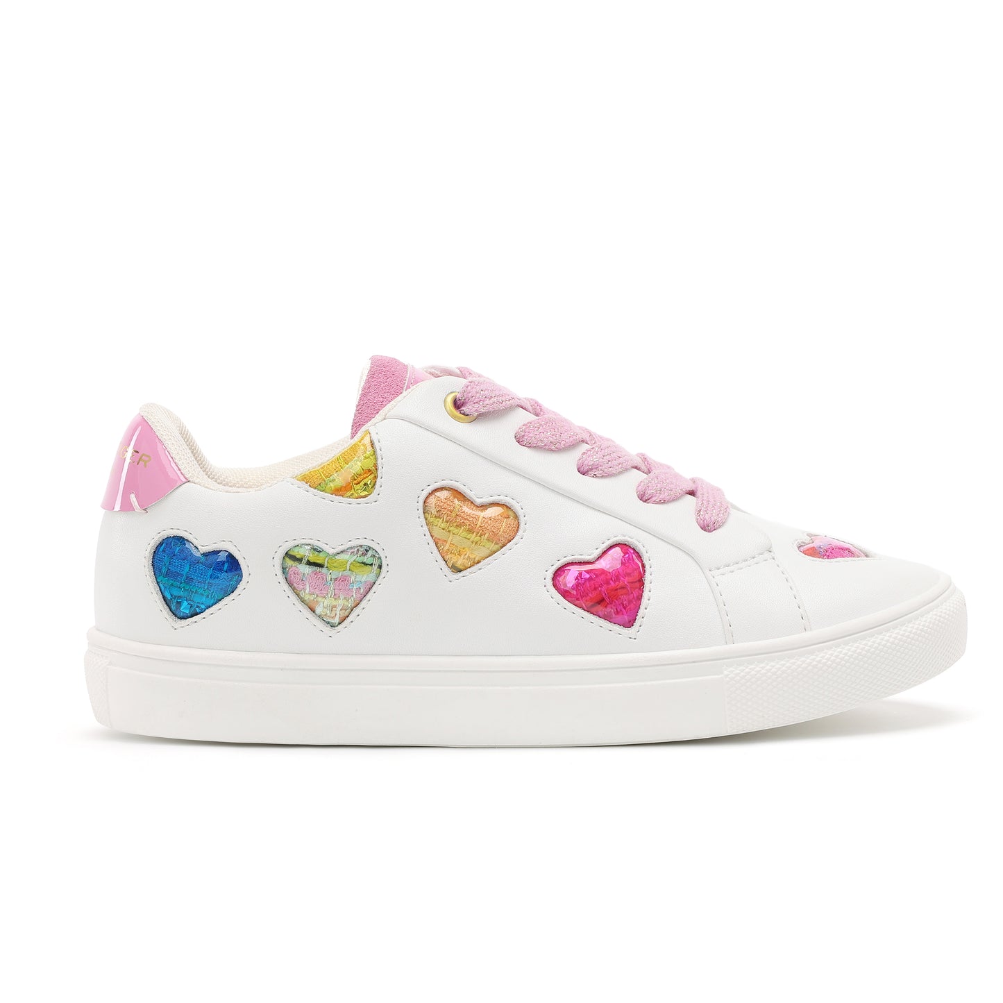 Mini Lane Love Sneaker - Big Kid Pink Multi