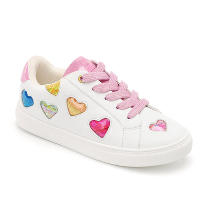 Mini Lane Love Sneaker - Big Kid Pink Multi
