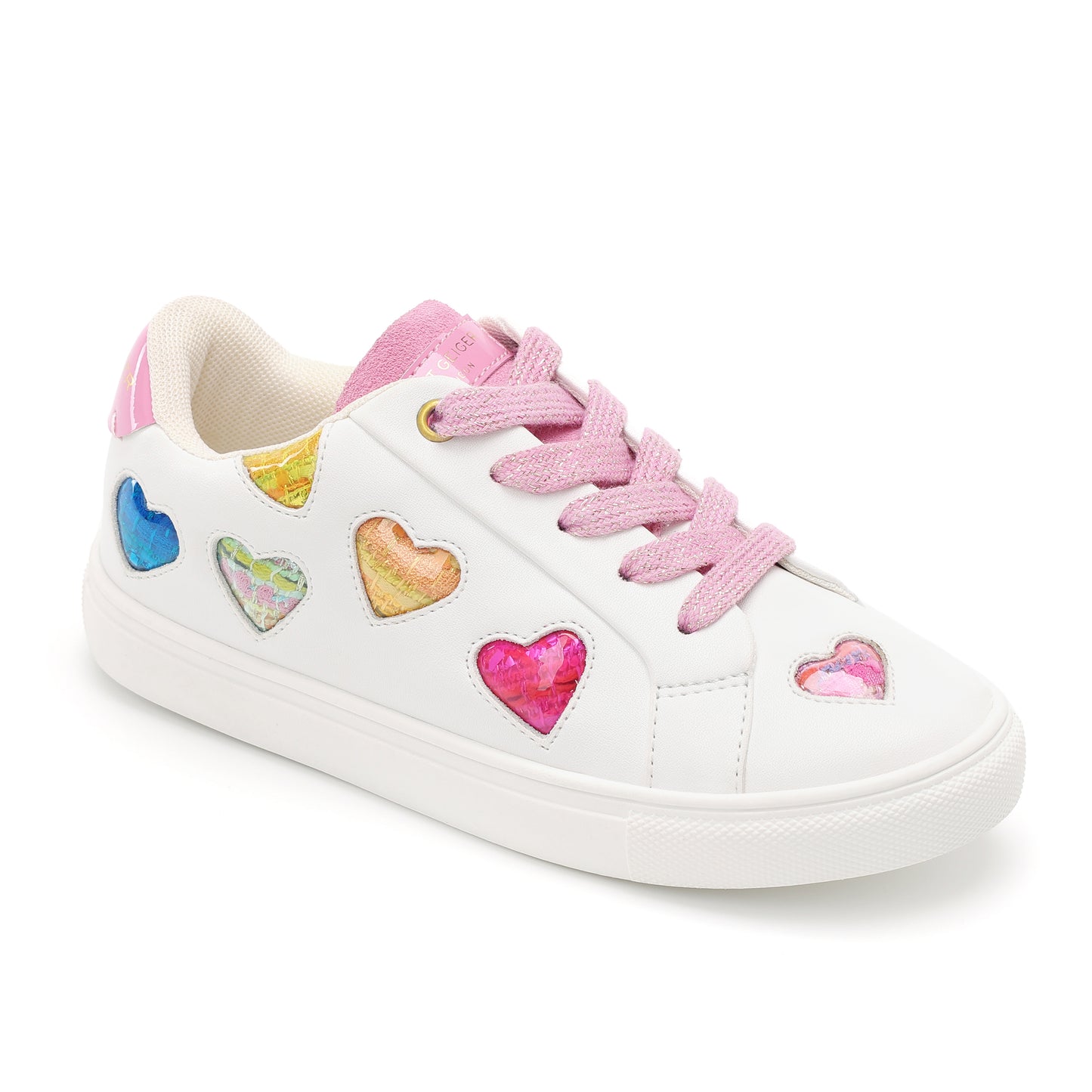 Mini Lane Love Sneaker - Big Kid Pink Multi