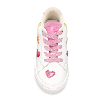 Mini Lane Love Sneaker - Big Kid Pink Multi