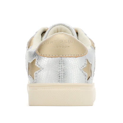 Mini Lane Star Sneaker  - Little Kid Silver Gold