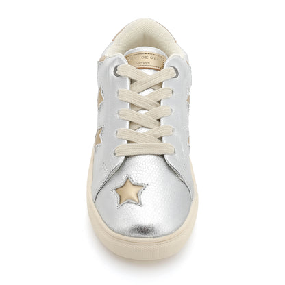 Mini Lane Star Sneaker  - Little Kid Silver Gold