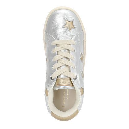 Mini Lane Star Sneaker  - Little Kid Silver Gold