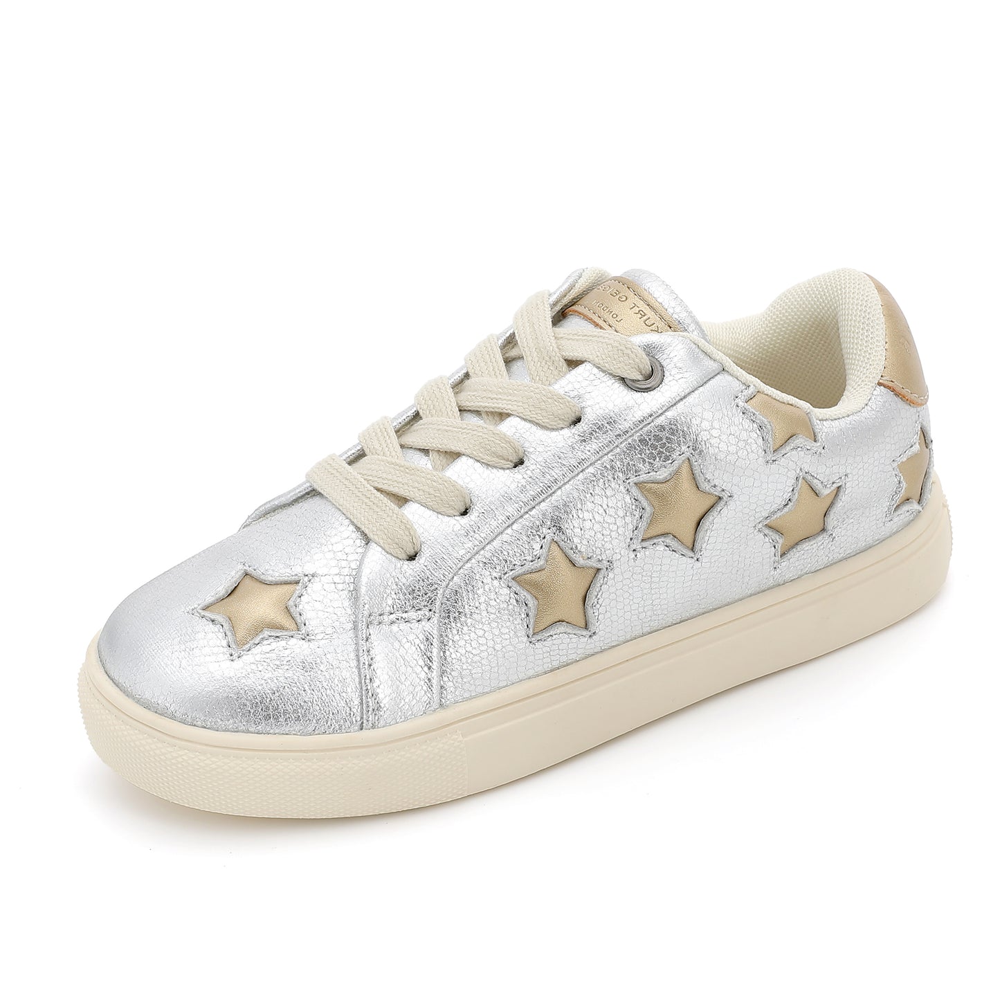 Mini Lane Star Sneaker  - Little Kid Silver Gold