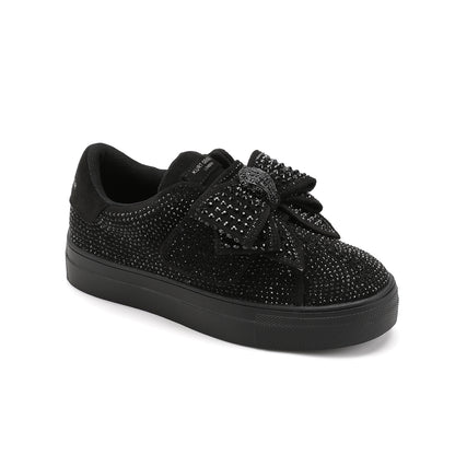 Mini Laney Bow Sneaker - Big Kid Black
